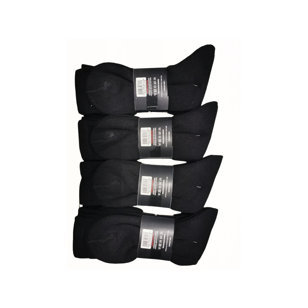 New Mens Sports Socks 6 Pairs Cotton Rich Performance Running Sports Socks UK 6-11